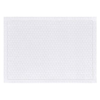 Le Jacquard Francais Portofino Geo White Placemat 20 x 14 Inch 27370 Set of 4, MPN: 27370, 36602692…