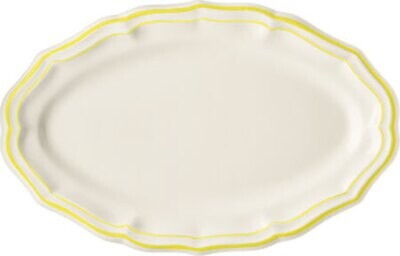 Gien Filet Citron Oval Platter 1833COV622, MPN: 1833COV622, 840769060736