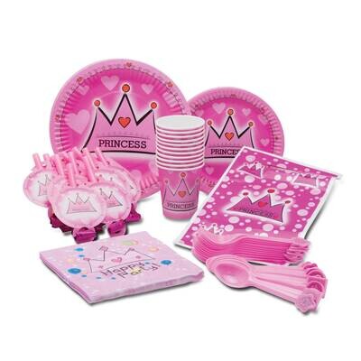 Pink Princess Party Kit for 10 GM22657, MPN: GM22657, 788089152734