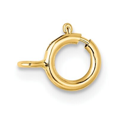 Standard Weight Spring Ring Clasp 14k Yellow Gold YG1702, MPN: YG1702,