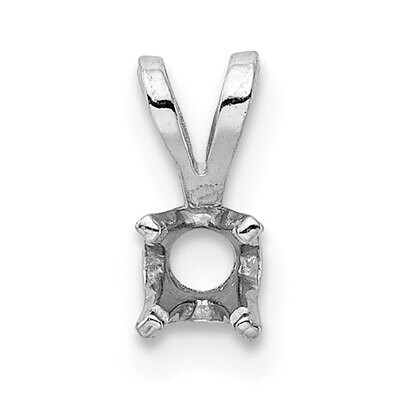 4-Prong Heavy TruSeatr .05ct. Setting Palladium Round PD2611, MPN: PD2611,