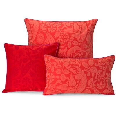 Le Jacquard Francais Voyage Iconique Red Cushion Cover 16 x 16 Inch 28753, MPN: 28753, 3660269287535