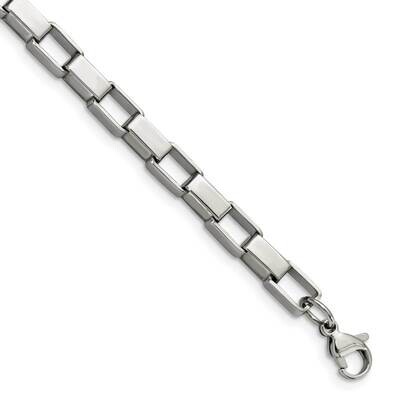 Link 8 Inch Bracelet Stainless Steel SRB371-8 by Chisel, MPN: SRB371-8, 883957746975