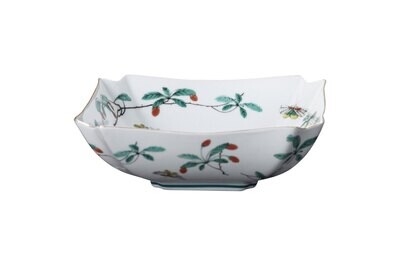 Mottahedeh Famille Verte Low Square Bowl Y1721, MPN: Y1721,