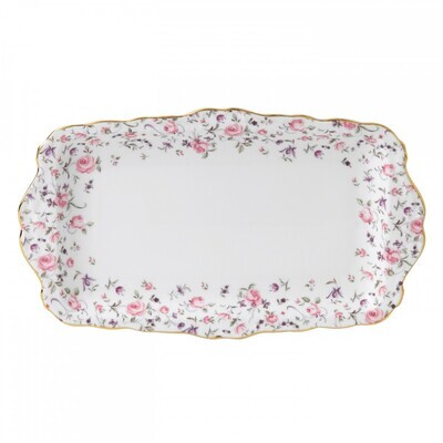 Royal Albert Rose Confetti Vintage Sandwich Tray, MPN: ROSCON26137, 652383739642