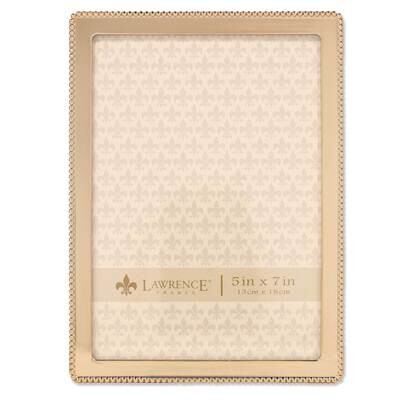 5 x 7 Inch Gold-tone Metal Classic Beaded Picture Frame GM22216, MPN: GM22216, 751148076401