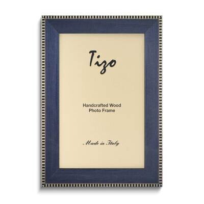 Blue Black &amp; White Border 8x10 Wood Photo Frame GM25998, MPN: GM25998,