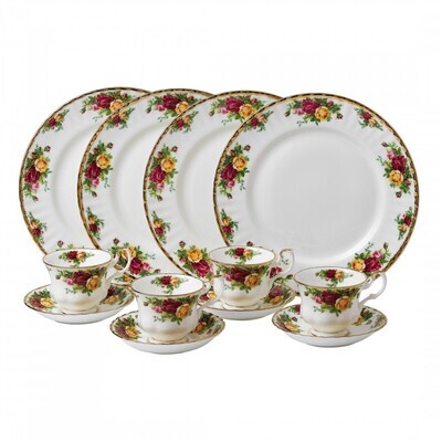Royal Albert Old Country Roses 12-Piece Set, MPN: IOLCOR23007, 652383665675