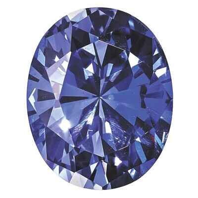 Created Sapphire Ceylon 10X8 Oval Gemstone CS-1008-OVF-CY, MPN: CS-1008-OVF-CY, 883957057262