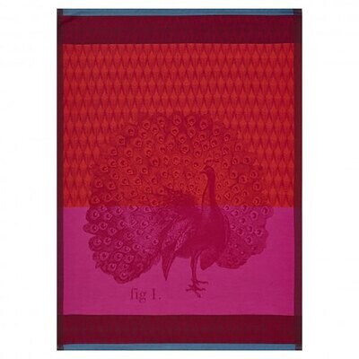 Le Jacquard Francais Planche Animaliere Paon  Bengal Tea Towel 24 x 31 Inch 25625 Set of 4, MPN: 25…