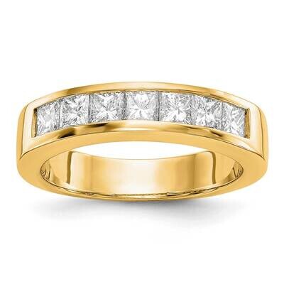 7-Stone Diamond Channel Band 14k Yellow Gold RM3301B-045-YAA, MPN: RM3301B-100-YAA,