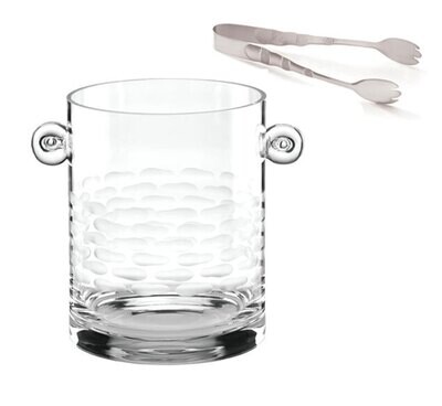 Michael Wainwright Truro Ice Bucket With Platinum Ice Tongs, MPN: 868588, 878686019476ÿ