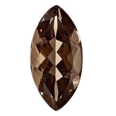 Smoky Quartz 18X9mm Marquise AA Quality Gemstone SQ-1809-MQF-AA, MPN: SQ-1809-MQF-AA,