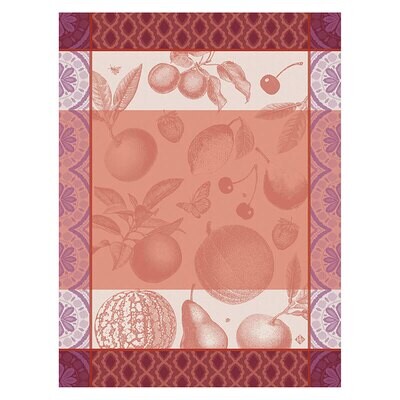 Le Jacquard Francais Arriere-Pays Pink Tea Towel 24 x 31 Inch 27418 Set of 4, MPN: 27418, 366026927…