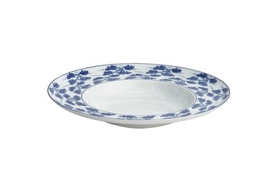 Mottahedeh Blue Shou Pasta Plate S113, MPN: S113,
