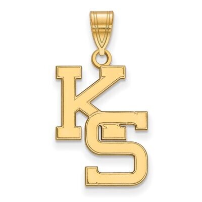 Kansas State University Large Pendant 10k Yellow Gold 1Y046KSU, MPN: 1Y046KSU, 886774818160