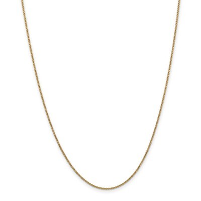 Leslie&#39;s 1.4 mm Round Cable Chain 16 Inch 14k Gold HB-7165-16, MPN: 7165-16, 191101560033