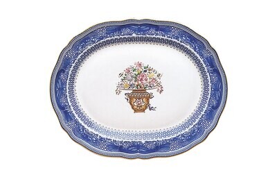 Mottahedeh Mandarin Bouquet Medium Platter W2109, MPN: W2109,