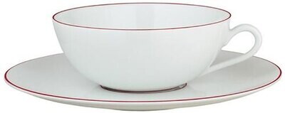 Raynaud Monceau Couleurs Vermilion red Tea Saucer Extra, MPN: 0365-37-351017, 3660006650790