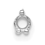 Round 3-Prong Low Base .02ct. Setting 14k White Gold WG133, MPN: WG133,