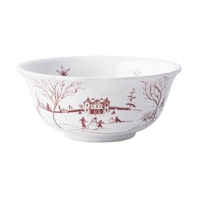Juliska Country Estate Winter Frolic Ruby Cereal Ice Cream Bowl CE07/73, MPN: CE07/73, 810044021011