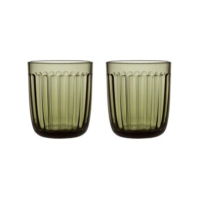 iittala Raami Tumbler Moss Green 8.75 oz. 2 Pc, MPN: 1026951, 6411923664349
