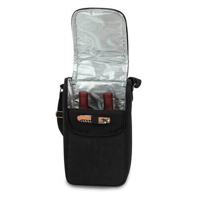 BYOB Double Bottle Black Wine Tote GM23716, MPN: GM23716, 807348127891