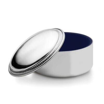 Empire Polished Beaded Round Jewelry Box Pewter GM19817, MPN: GM19817, 781642004495