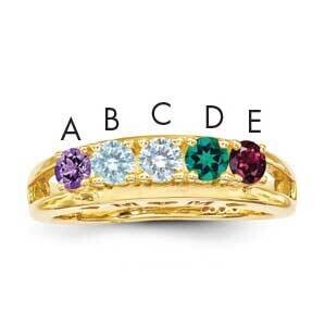 Family Jewelry Ring Mounting 14k Gold XMR71/5-7, MPN: XMR71_5--6, 883957870120