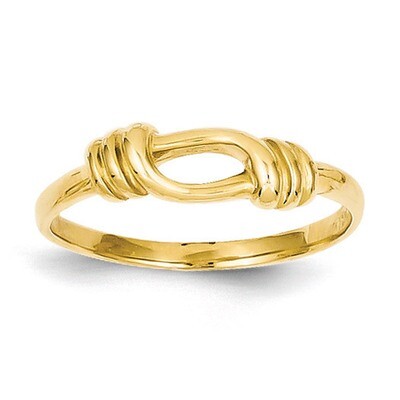 Love Knot Band 14k Gold K4602, MPN: K4602, 637218005963