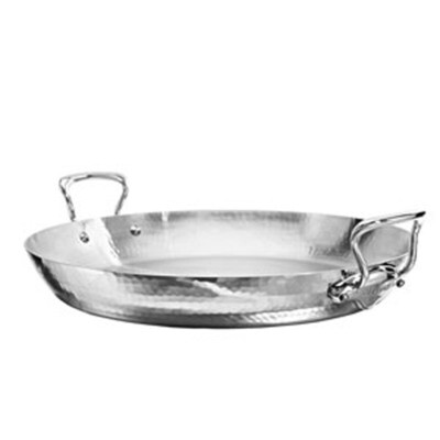 Mauviel M&#39;Elite Paella Pan 35cm 13.7 Inch 4.1 Qt.
