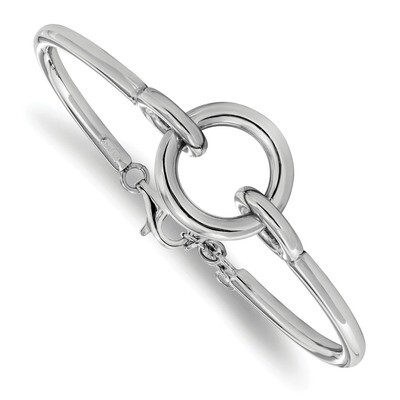 Leslie&#39;s Bangle Bracelet with 1 inch Extender Sterling Silver Polished HB-QLF1041-7, MPN: QLF1041-7…
