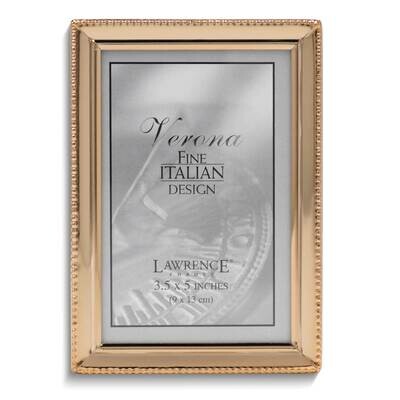 Gold-tone Beaded 3x5 Photo Frame GM25443, MPN: GM25443, 751148078917