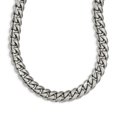 24 Inch Curb Chain Necklace Stainless Steel Polished SRN2524-24 by Chisel, MPN: SRN2524-24, 1911016…