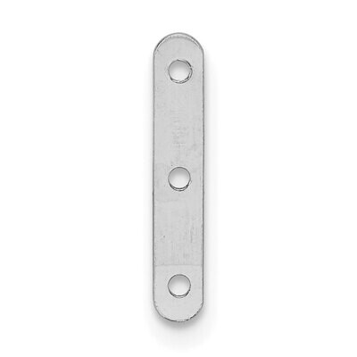 3-Strand 5mm Pearl Spacer 14k White Gold WG2401, MPN: WG2401,
