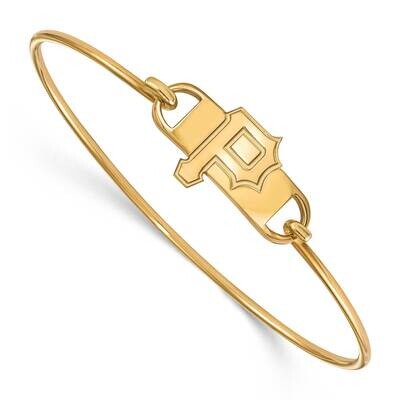 MLB Pittsburgh Pirates Small Center Wire Bangle Gold-Plated on Sterling Silver GP008PIR-7, MPN: GP0…