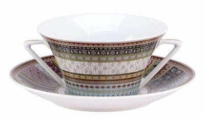 Deshoulieres Ispahan Cream Soup Saucer SBB-HA3129, MPN: SBB-HA3129, 3104361318631