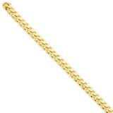 9mm Hand-polished Fancy Link Chain 8 Inch 14k Gold LK174-8, MPN: LK174-8, 886774404554