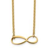 Infinity Yellow IP-plated Polished Necklace Stainless Steel SRN1290-20 by Chisel, MPN: SRN1290-20, …