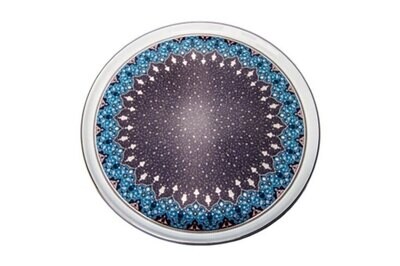 Deshoulieres Dhara Peacock Round Cake Platter PTA-RI3189, MPN: PTA-RI3189, 3104361366083