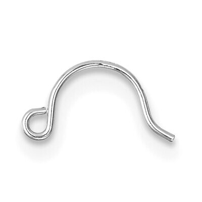 9.5mm U Replacement Wire Component 14k White Gold WG2722, MPN: WG2722,