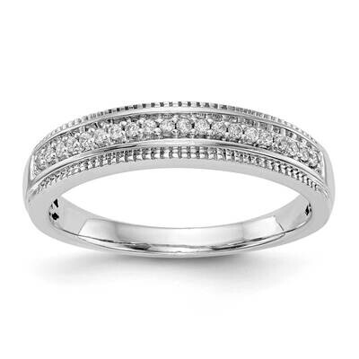 Complete Diamond Trio Ladies Wedding Band 14k White Gold RM3170B-L-010-WAA, MPN: RM3170B-L-010-WAA,