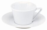 Deshoulieres Seychelles White Tea Saucer ST-HA6987, MPN: ST-HA6987, 3104360745506