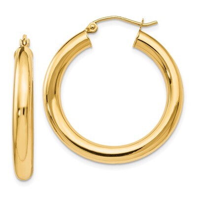 Leslie&#39;s Lightweight Hoop Earrings 14k Polished Gold HB-LE1282, MPN: LE1282, 191101759192