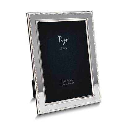 Bilaminate Sterling Silver Beaded Border 8 x 10 Inch Photo Picture Frame GM25995, MPN: GM25995, 805…