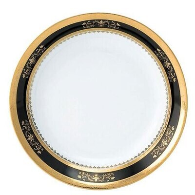 Deshoulieres Orsay Black Rim Soup Plate ACA-RI7419, MPN: ACA-RI7419, 3104361235105
