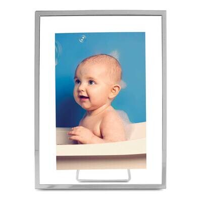 5 x 7 Inch Garett Silver-tone Metal Float Picture Frame GM22233, MPN: GM22233, 751148075107