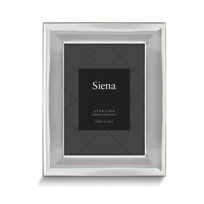 Bilaminate Sterling Silver Wide Plain 4 x 6 Inch Photo Picture Frame GM25980, MPN: GM25980,
