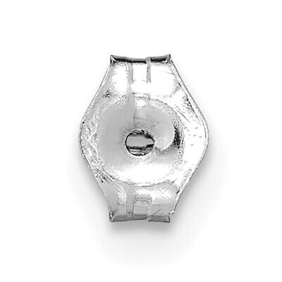 Medium Friction Earring Nut 14k White Gold WG2703, MPN: WG2703,