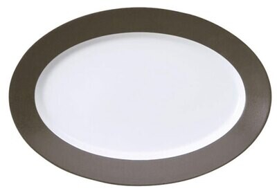 Deshoulieres Galileum Graphite Oval Platter POV14-TU7308, MPN: POV14-TU7308,